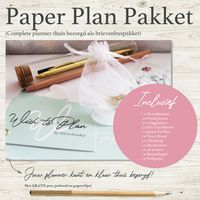 Bear Blossom paper planner pakket brievenbuspakket - Product template 1