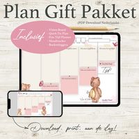 Bear Blossom planner Gift pakket - Product template 1