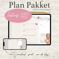 Bear Blossom planner pakket - Product template 1