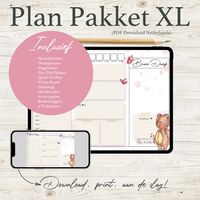 Bear Blossom planner pakket XL - Product template 1